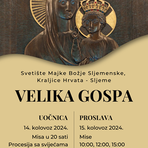 Proslava Velike Gospe na Sljemenu